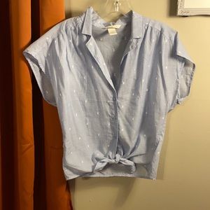 Button up top